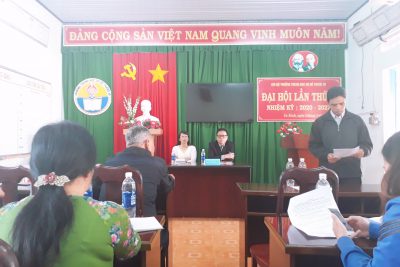ĐẠI HỘI CHI BỘ TRƯỜNG THCS THÁNG 10 , LẦN THỨ X ,NHIỆM KỲ 2020-2022